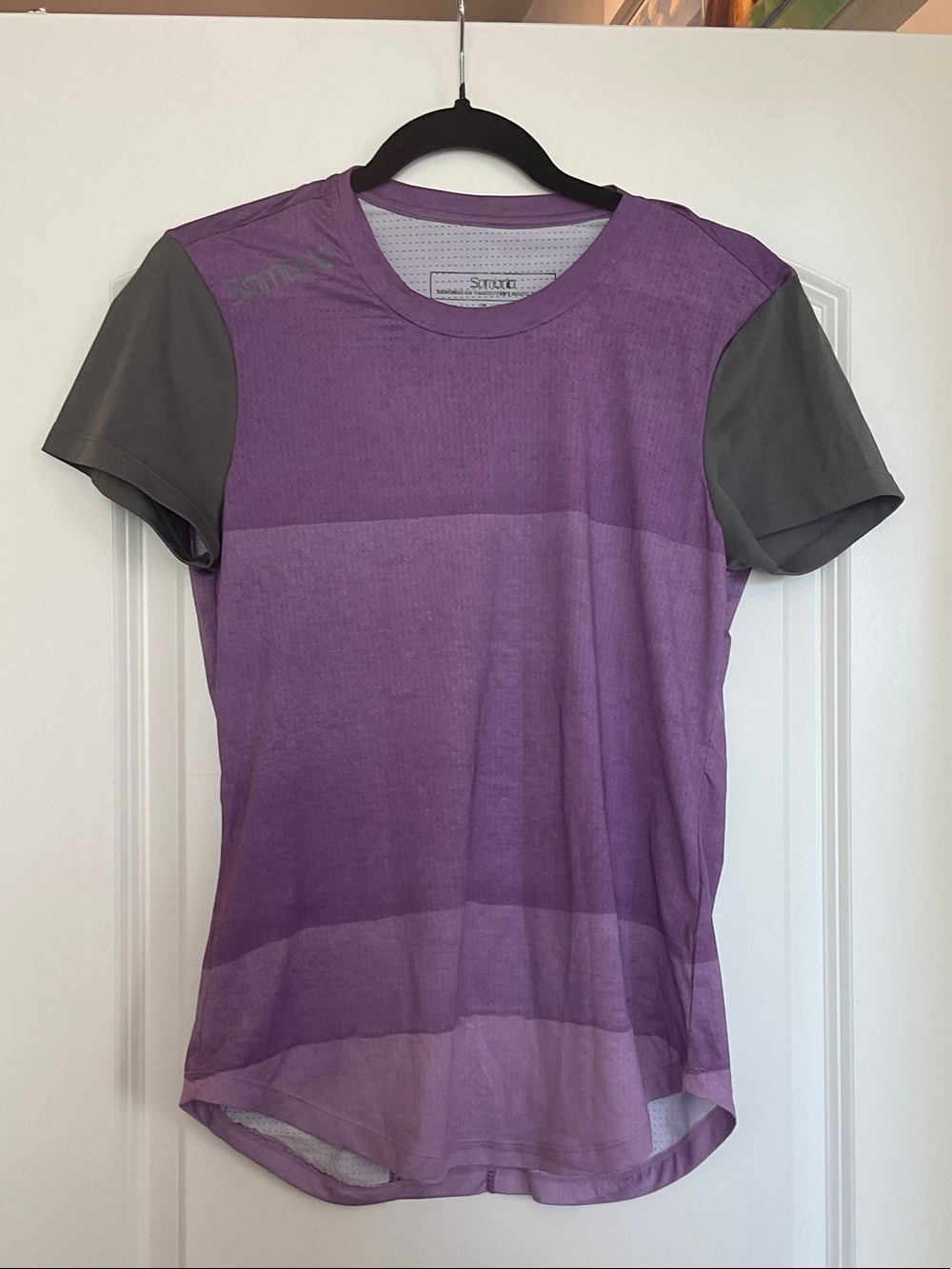 Women's Purple Bike Jersey Tee by Sombrio